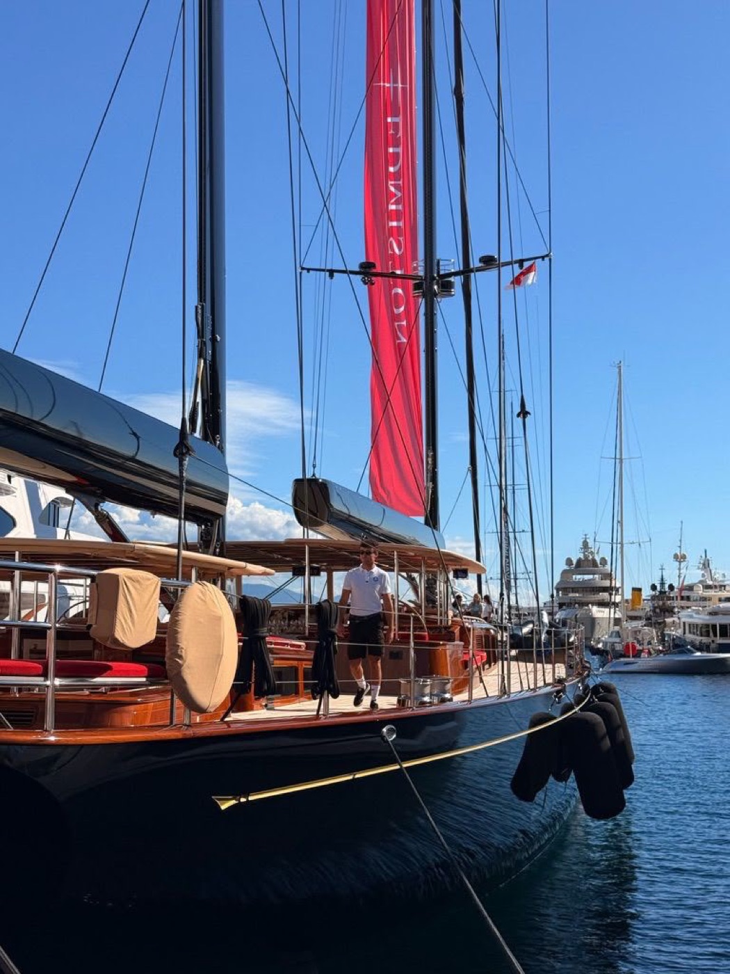 Sailing yacht in Monaco